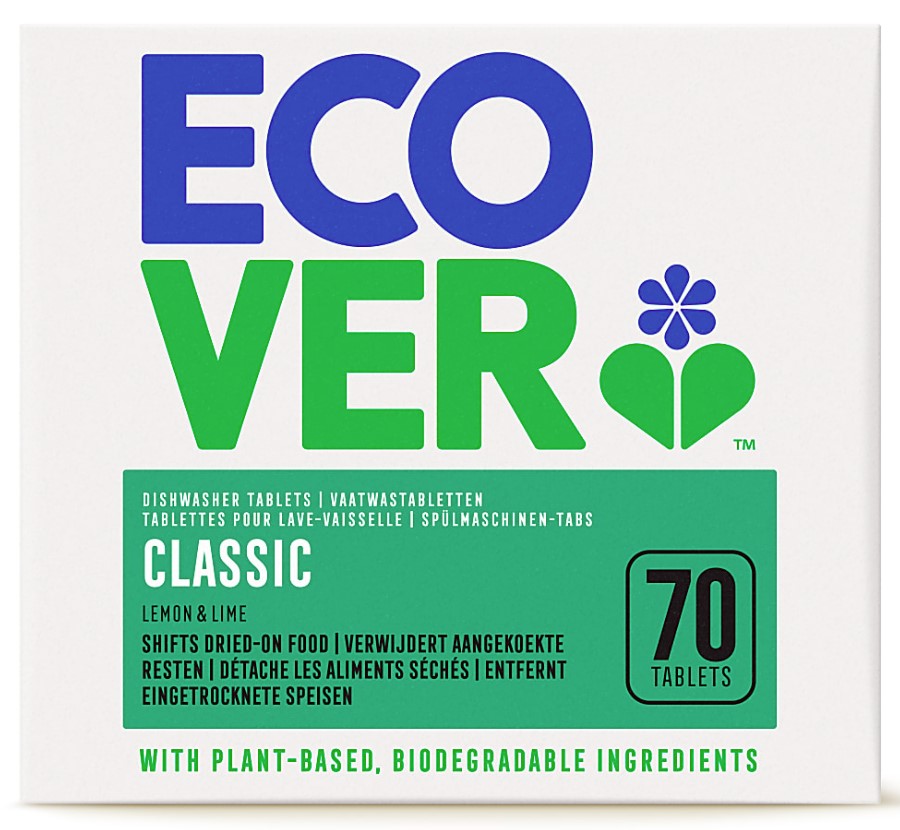 Ecover, Classic Dishwasher Tablets, 70 tablets