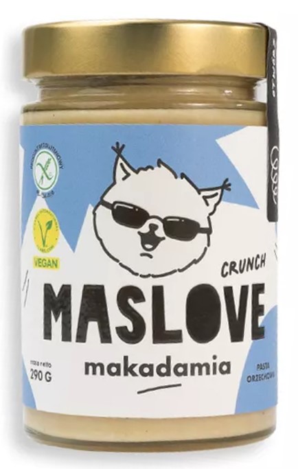 Maslove, Macadamia Nut Cream, 290g