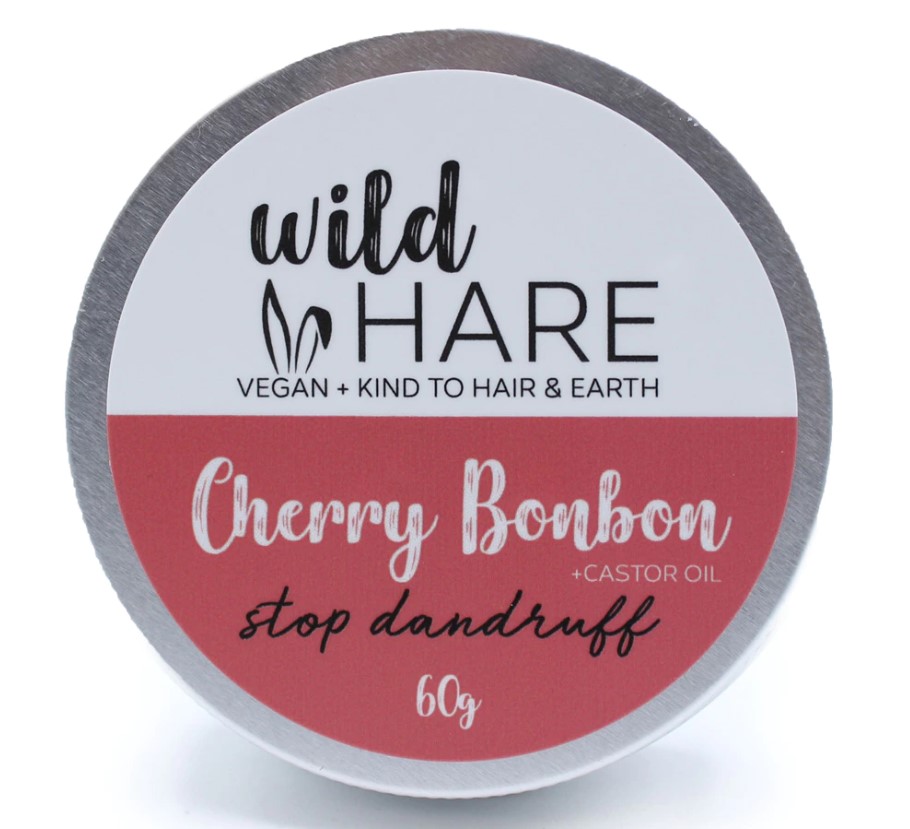 Solid Shampoo with Castor Oil - Cherry Bonbon, 60g