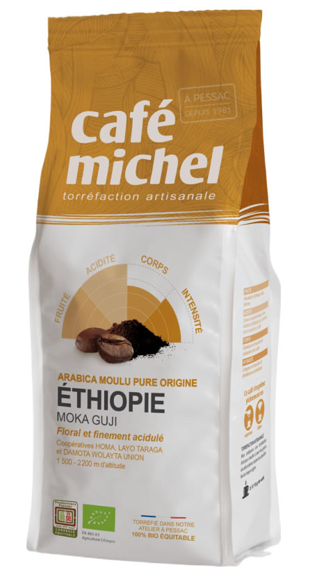 Cafe Michel, Coffee Ground Ethiopia Mocha Guji, 250g