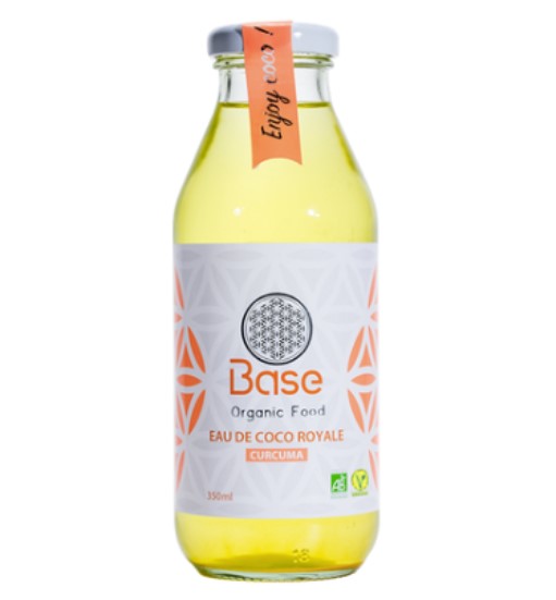 Base Organic Food, Coconut Water & Turmeric, 350 ml