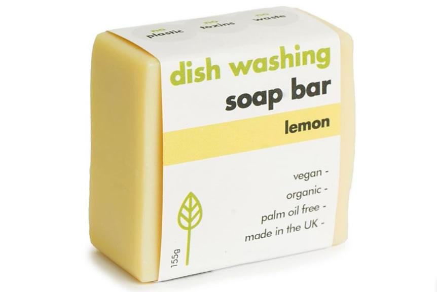 EcoLiving, Washing-Up Soap Bar - Lemon, 155g