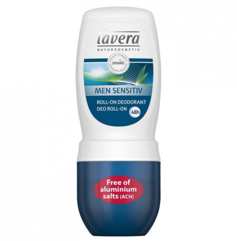 Lavera, Men Sensitiv Deodorant Roll-On, 50ml