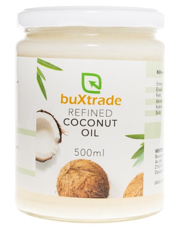BuxT, Refined Coconut Oil Odourless, 500ml
