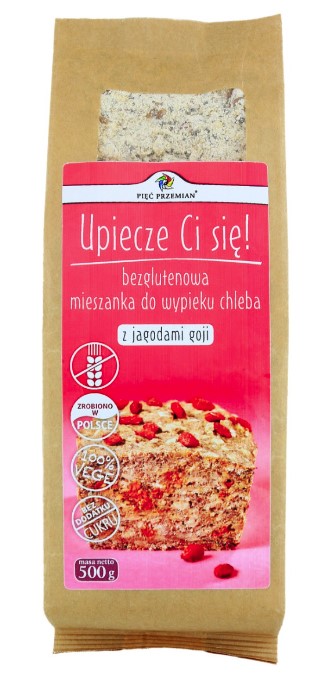 Piec Przemian, Mix for Baking Bread with Goji Berries, 500g