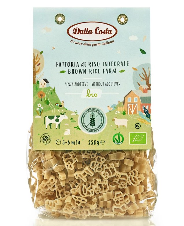 Dalla Costa, Brown Rice Kids Pasta, 250g