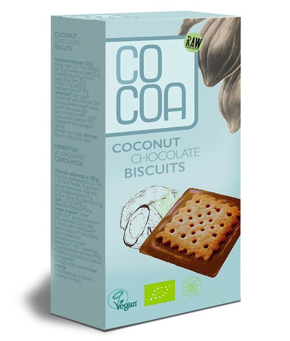 Cocoa, Coconut Chocolate Biscuits, 95g