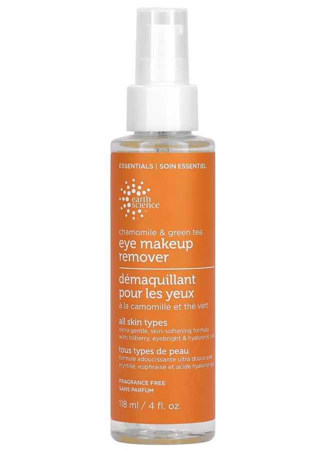 Chamomile & Green Tea Eye Makeup Remover, 118ml