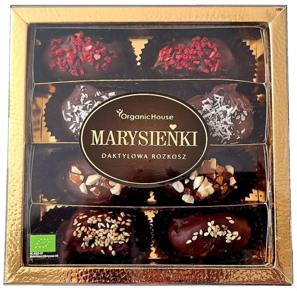 Organic House, Medjool Dates in Dark Chocolate, 230g