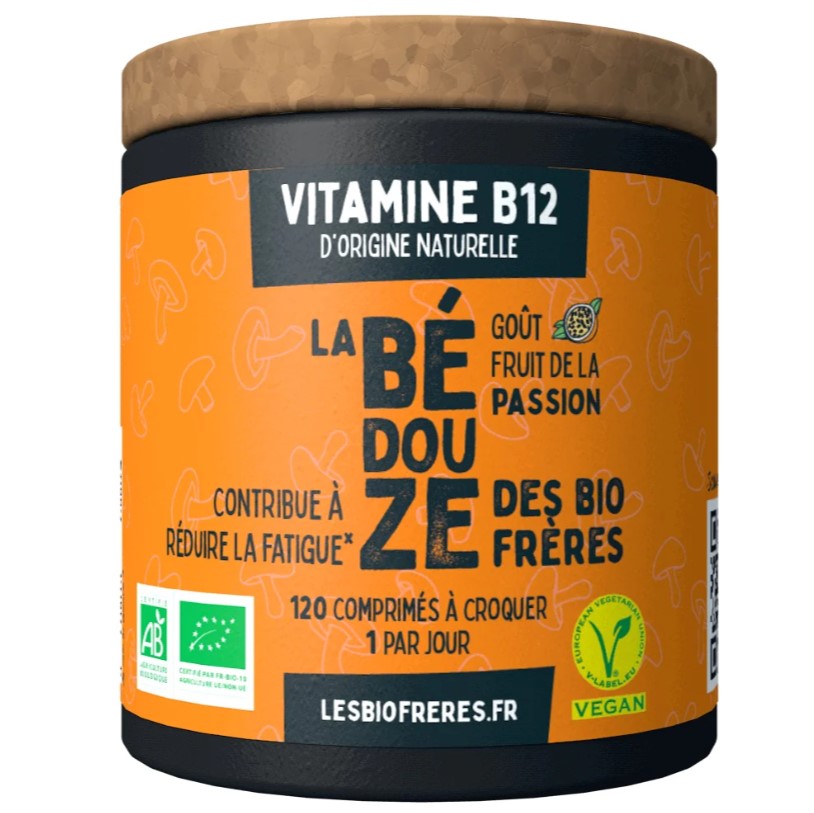 Les Bio Freres, Vitamin B12 Passion Fruit Flavor, 120 tab