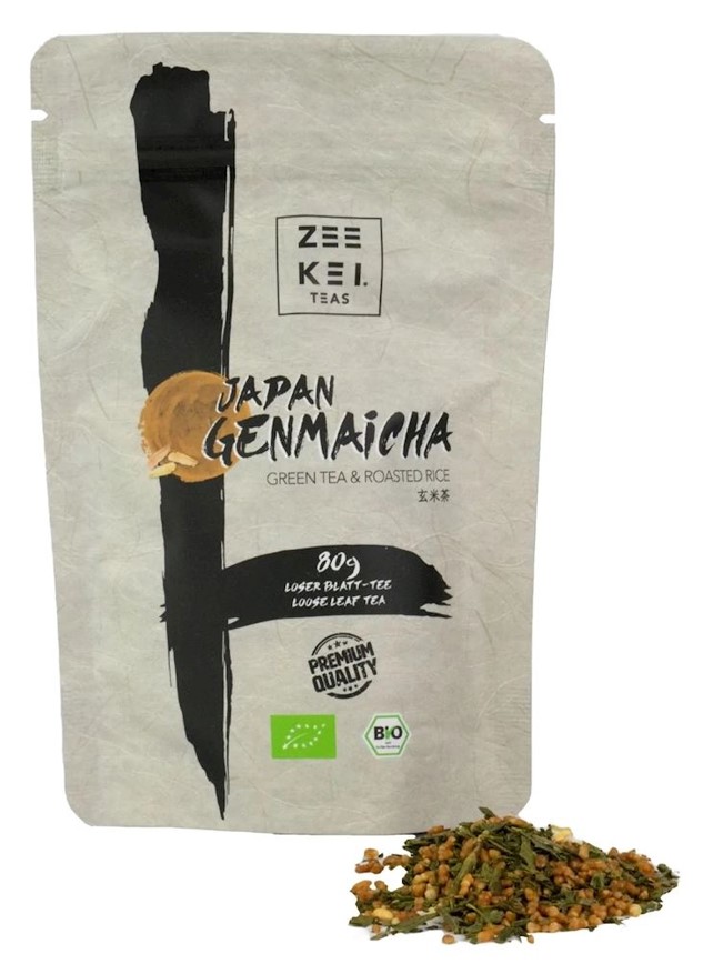 Genmaicha - Green Tea with Roasted Brown Rice, 80g