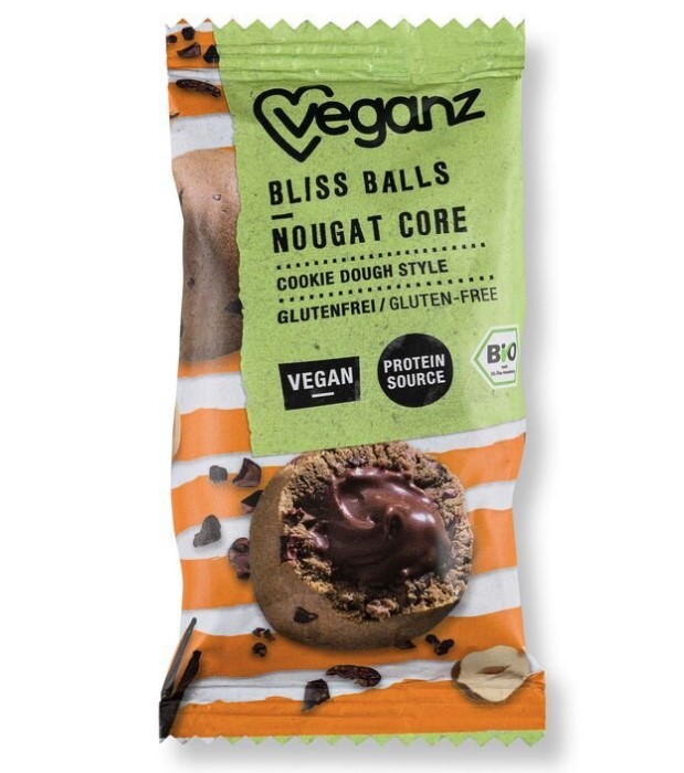 Veganz, Bliss Balls Nougat Core, 40g