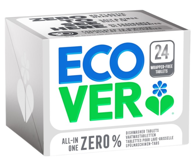 Ecover, Zero All-in-One Dishwasher Tablets, 24pcs