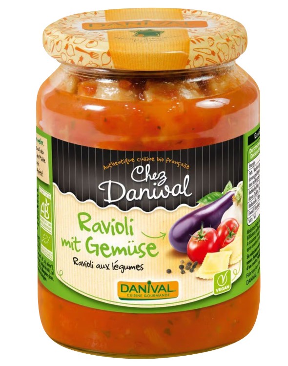 Danival, Ravioli with 5 Vegetables, 670g