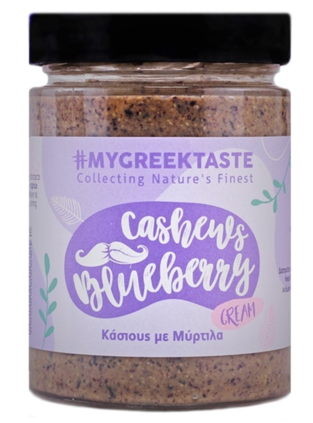 Mygreektaste, Cashews & Blueberry Cream, 320g