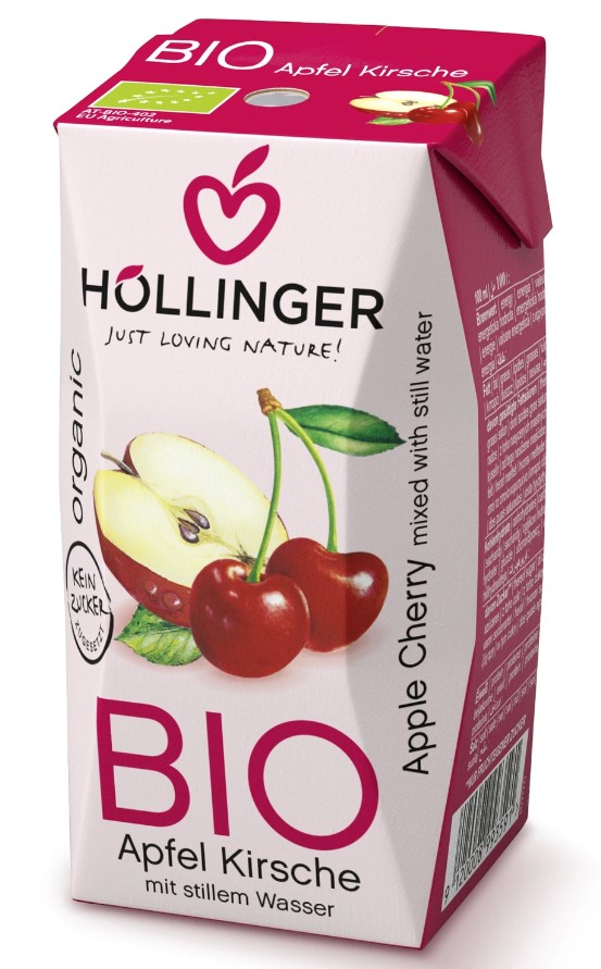 Hollinger, Apple-Сherry Juice for Kids, 200ml