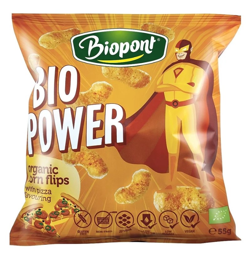 Corn Flips with Pizza Flavouring, 55g