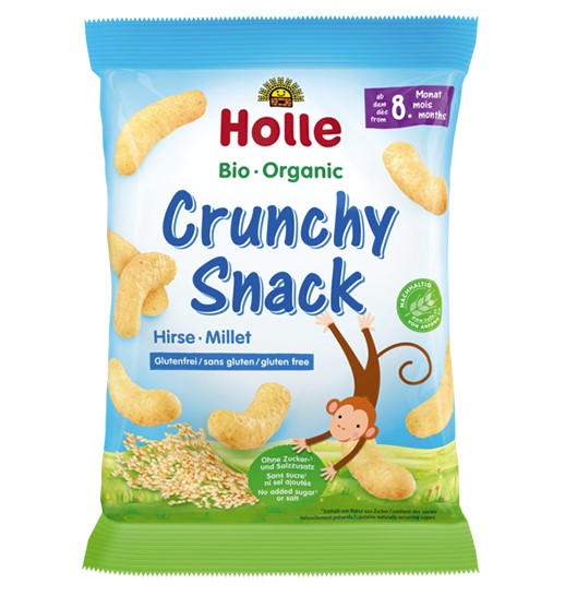 Holle, Crunchy Snack Millet, 25g