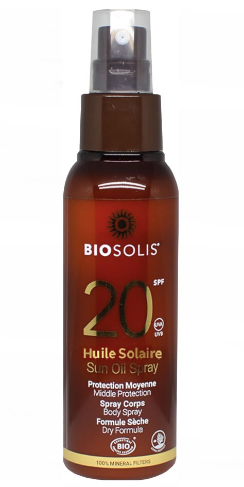 Biosolis, Sublimating Sun Oil Spray - SPF 20, 100ml