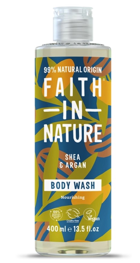 Faith in Nature, Shea & Argan Body Wash, 400ml