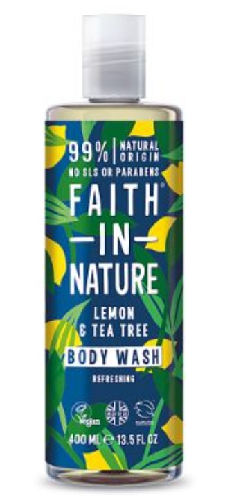 Faith in Nature, Tea Tree & Lemon Body Wash, 400ml