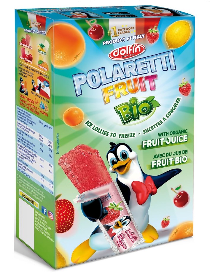 Polaretti Fruit, Ice Lollies to Freeze with Fruit Juice, 10pcs x 40ml