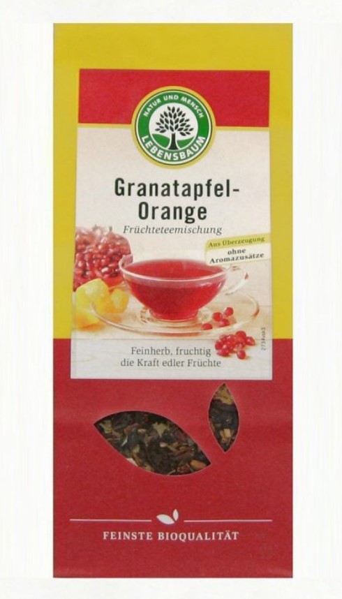 Lebensbaum, Pomegranate Orange Fruit Tea, loose, 75g