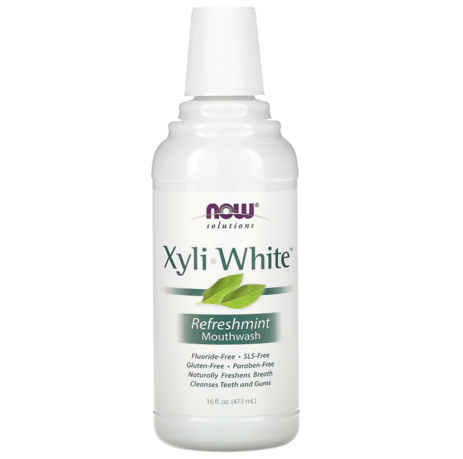 Now, Xyli-White Refreshmint Mouthwash Fluoride-Free