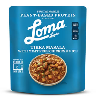 Loma Linda, Tikka Masala with Meat Free Chicken & Rice, 284g