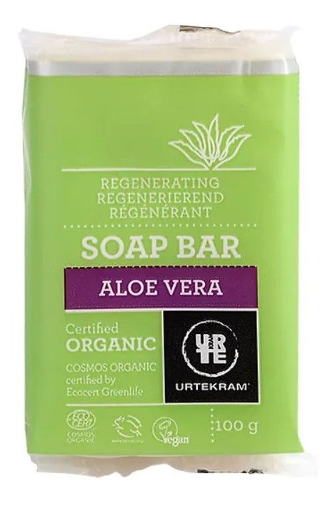 Urtekram, Aloe Vera Soap Bar, 100g