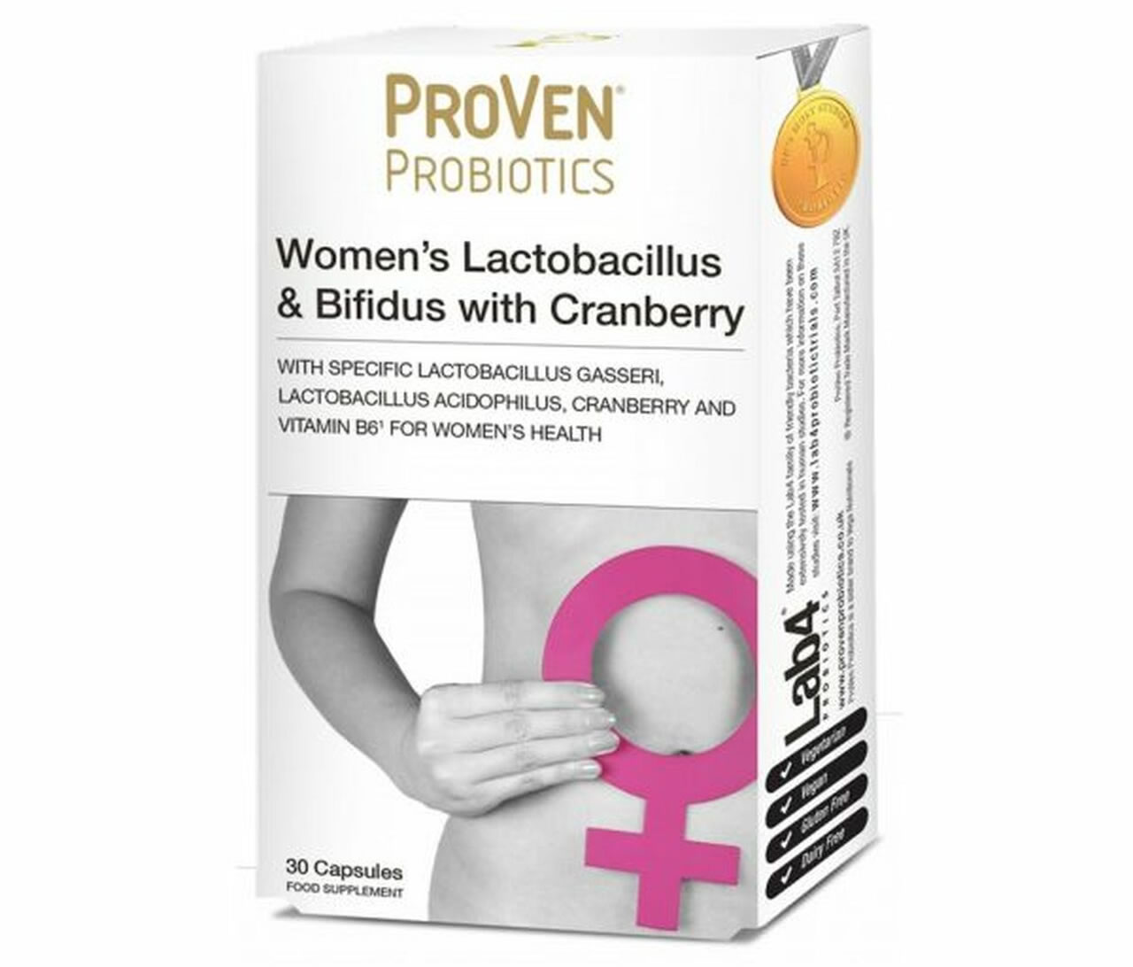 Womens Lactobacillus Bifidus & Cranberry, 30 capsules