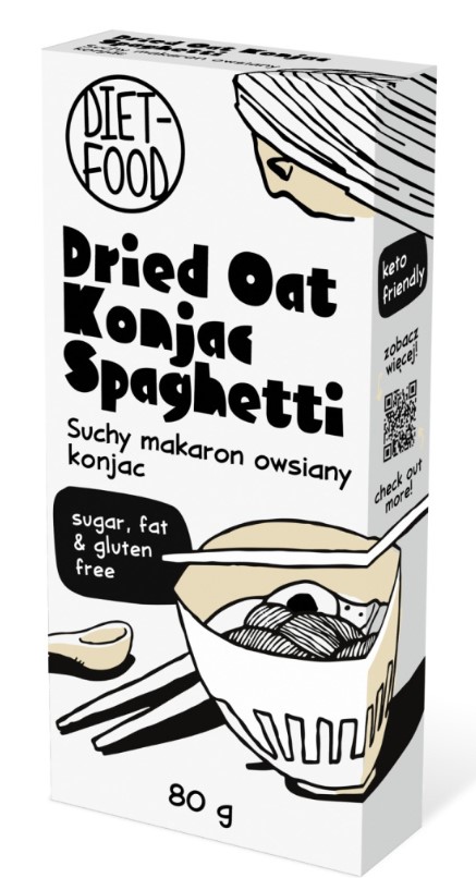 Oat Shirataki Konjac Pasta Spaghetti, 80g