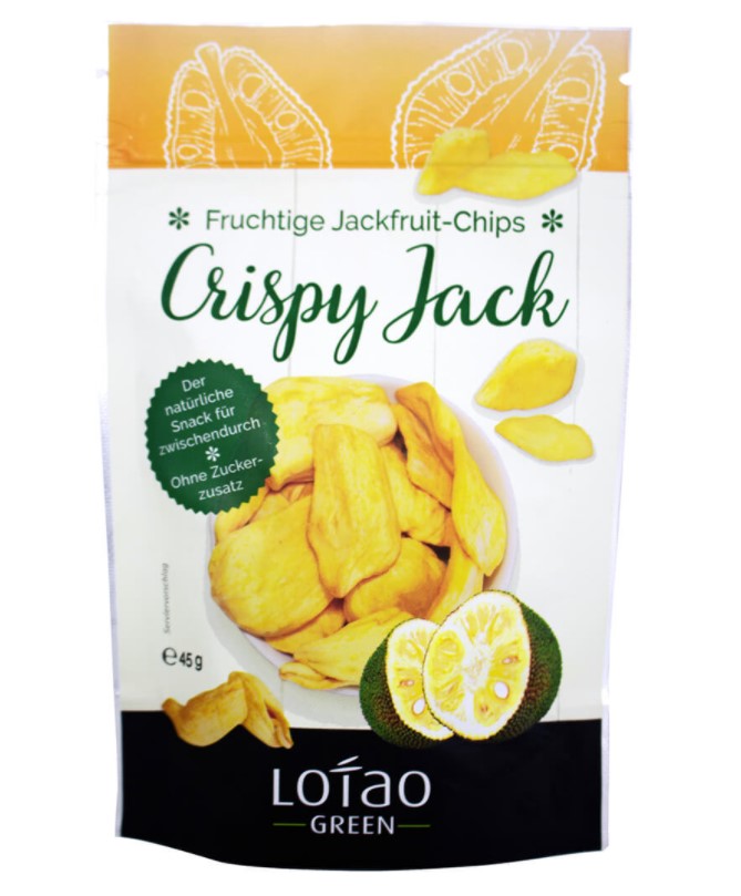 Lotao, Jackfruit Chips Crispy Jack Snack, 45g