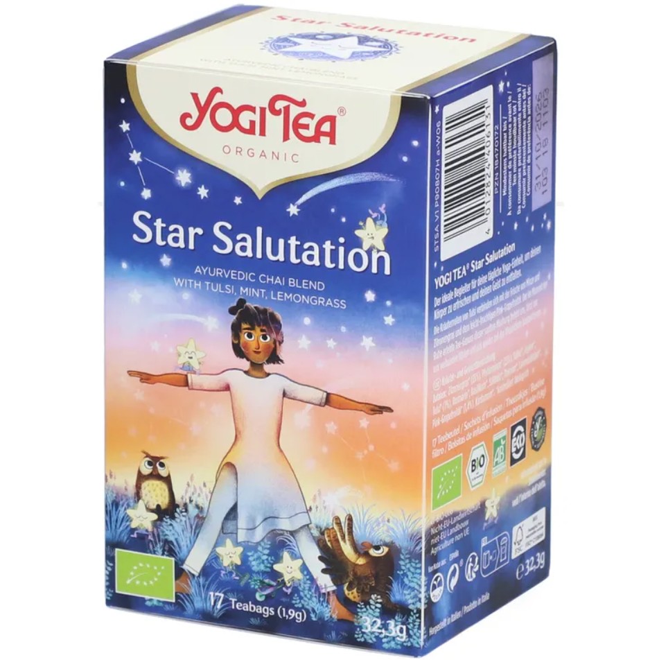 Yogi Tea, Star Salutation - Ayuvedic Chai blend, 17 bags