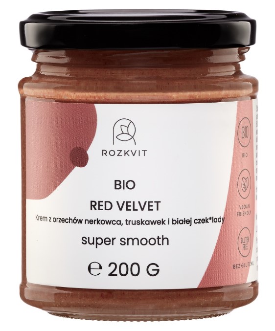 Rozkvit, Cashew & Coconut Cream with Strawberries, 200g