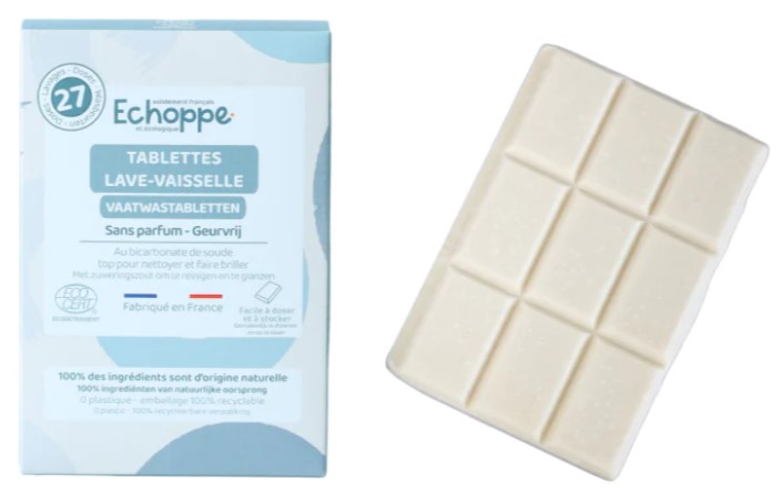 Echoppe, Dishwasher Tablets Fragrance Free, 27 Washes
