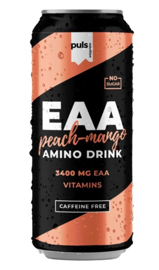 Amino Carbonated Drink Peach & Mango, 330ml