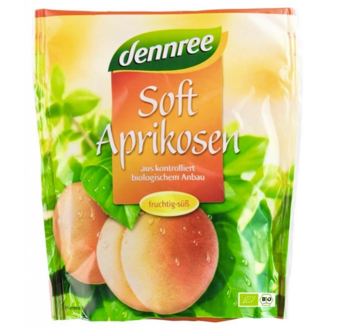 Dennree, Soft Apricots, 200g