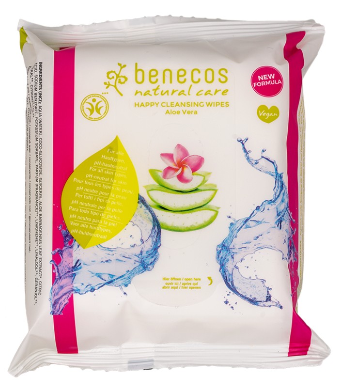 Benecos, Happy Cleansing Wipes