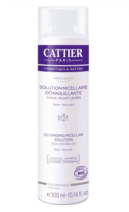 Cattier, Cleansing Micellar Water Face, Eyes and Lips, 300ml