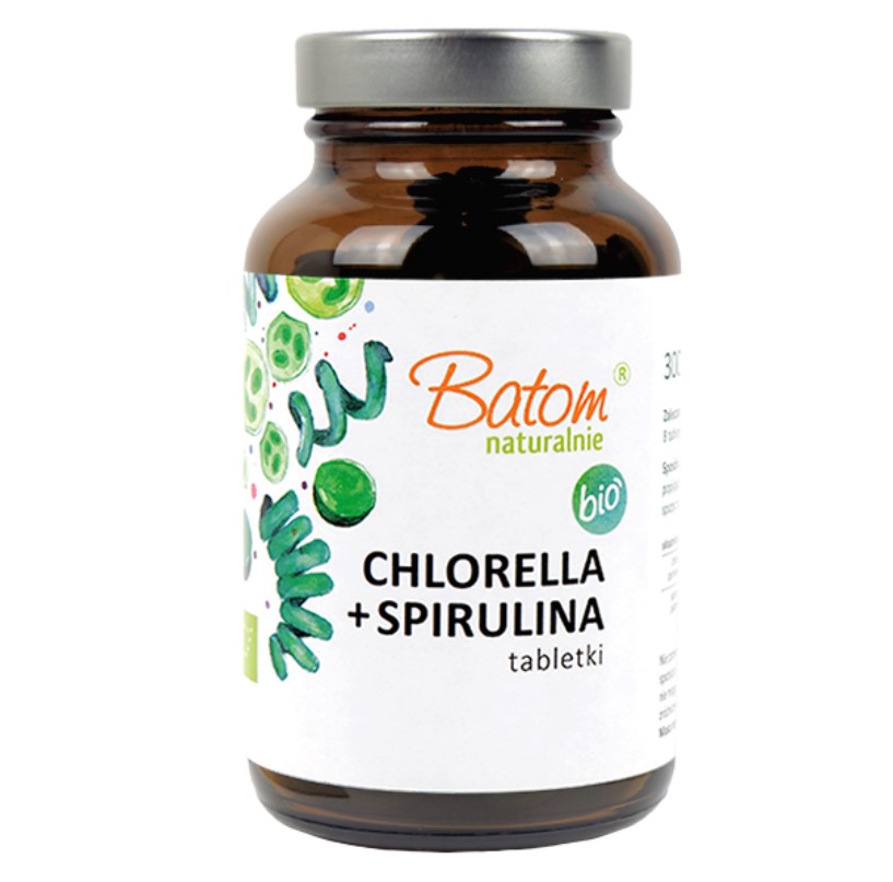 Batom, Chlorella + Spirulina, 240 tablets