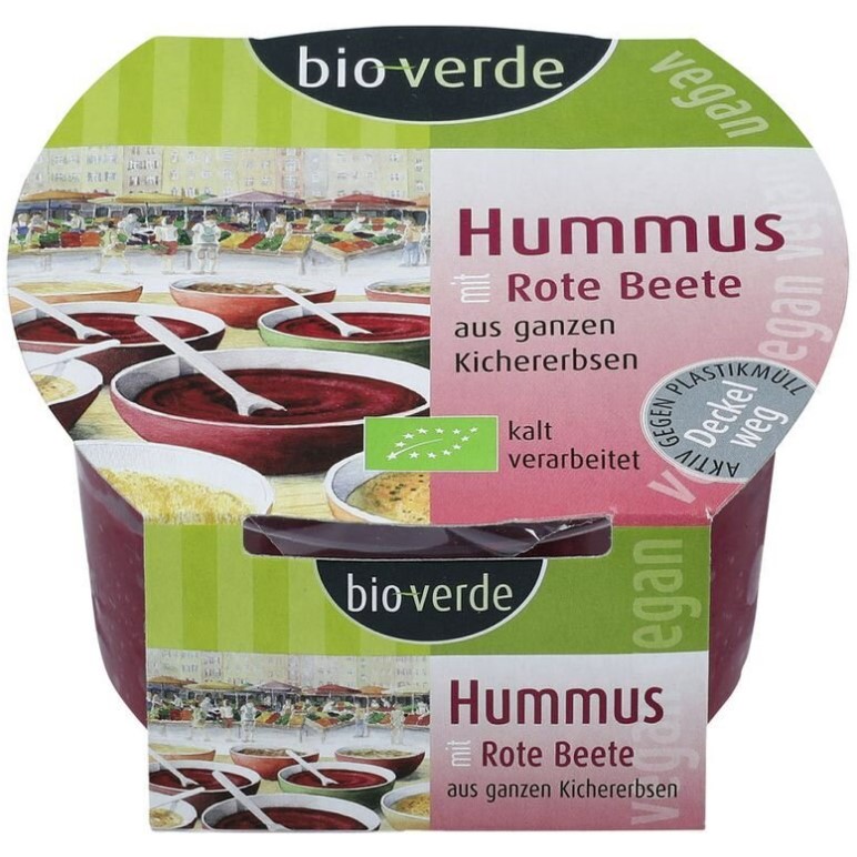 Bio Verde, Hummus with Beetroot, 150g