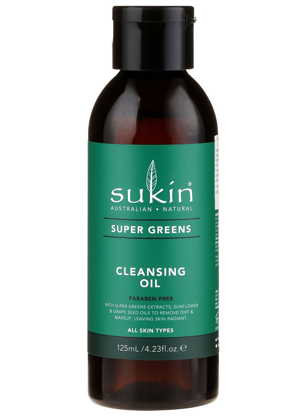 Sukin, Super Greens Cleansing Oil, 125ml