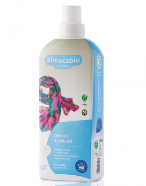 Almacabio, Delicate & Coloured Laundry Detergent, 1L