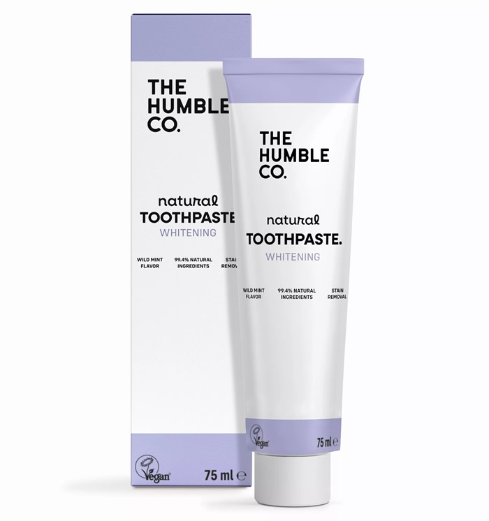 The Humble Co, Toothpaste Whitening - Mint, 75ml
