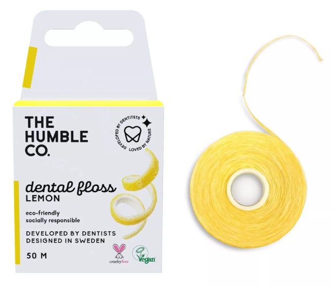 The Humble Co, Dental Floss Lemon 50m