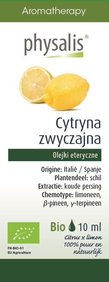 Physis, Lemon Essential Oil, 10ml