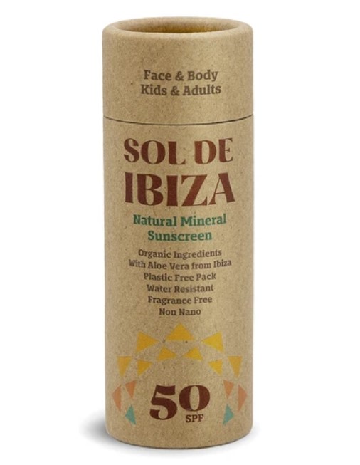 Sol de Ibiza, Face & Body Natural Mineral Sunscreen SPF50