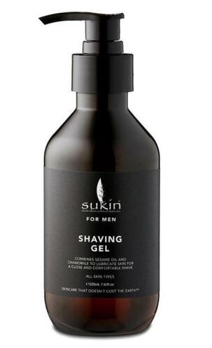 Sukin, Shaving Gel for Men, 225ml