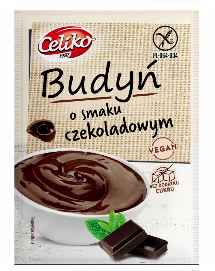 Celiko, Chocolate Pudding, 40g